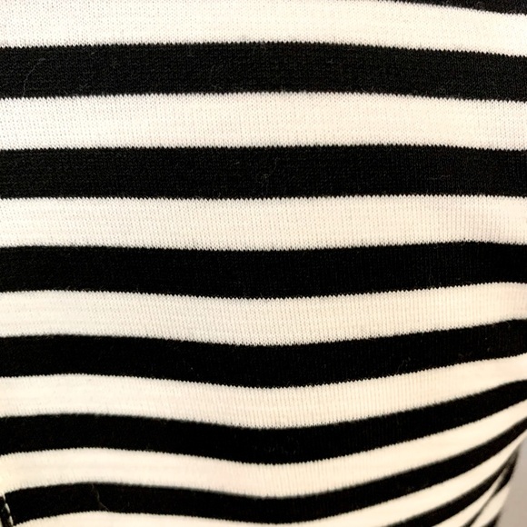 NWT H&M Ponte Knit Striped Sleeveless Dress Navy & White Summer Casual Size 4/6Y - Picture 14 of 16